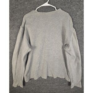 Vintage Banana Republic Mens Gray Crewneck Chunky Long Sleeve XL